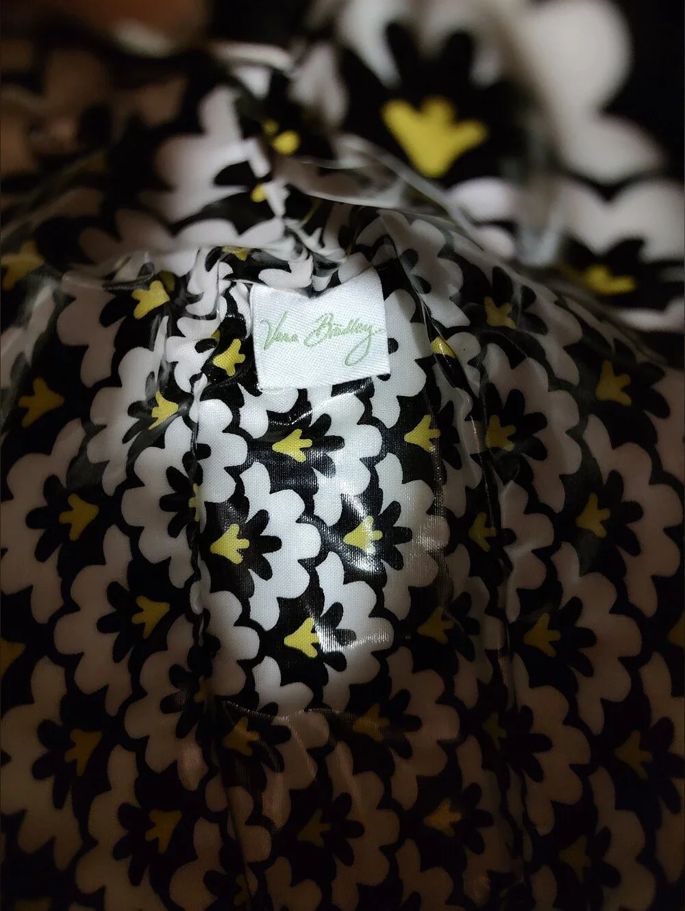 Vera Bradley Black & Gray Cosmetic Pouch